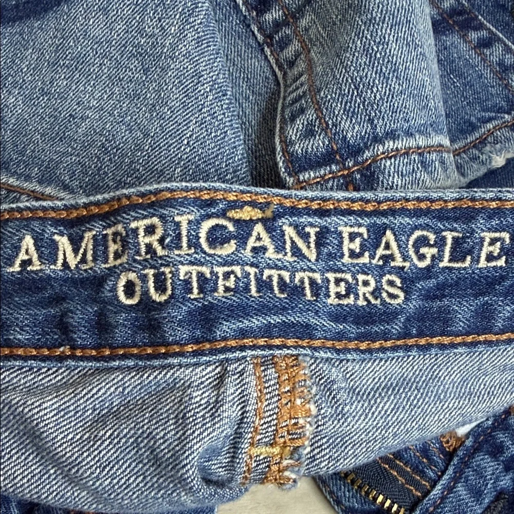 NWT Vintage American Eagle Outfitters Blue Jean Shorts with Floral Embroidery so